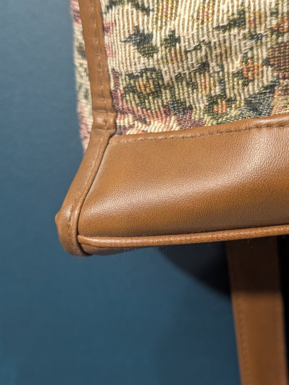 Vintage Floral Tapestry Weekender Bag Cottagecore Grandmillennial Carpert Bag - Picture 6 of 15